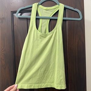 Lululemon Swiftly Lime Green Tank Top